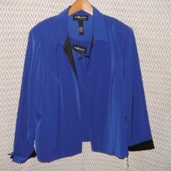 NWT Sag Harbor Jacket Blazer and Blouse 2 piece Set size 26W - Picture 2 of 11